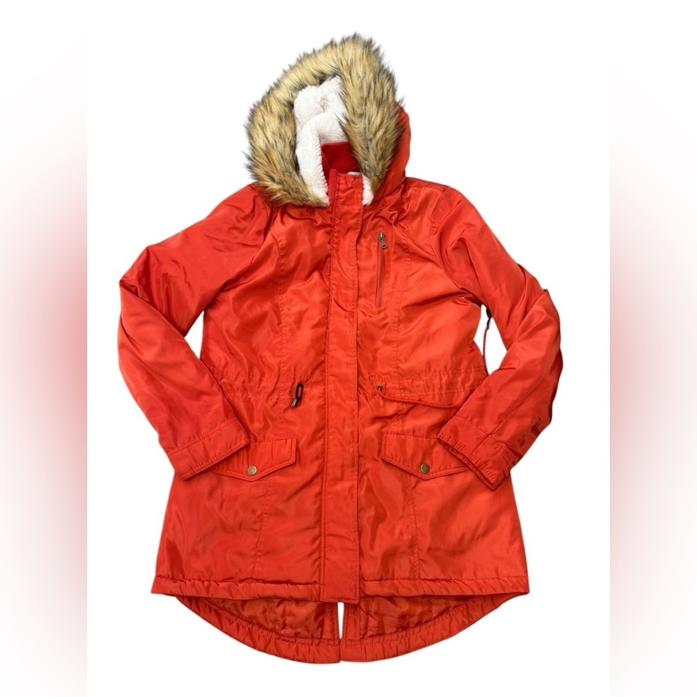Charlotte Russe Vibrant burnt orange Outerwear Size Large